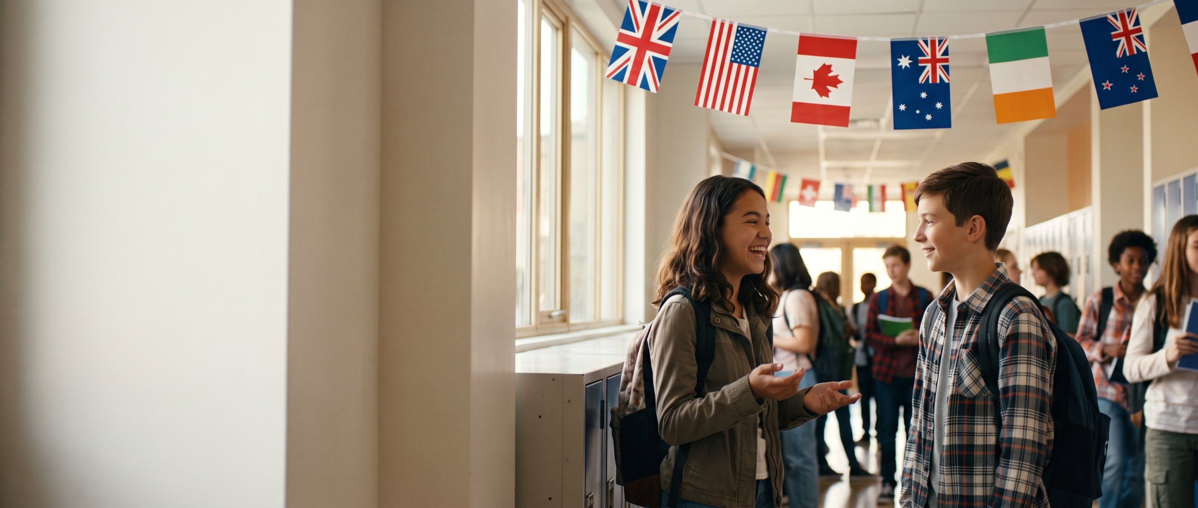 Parler anglais au collège