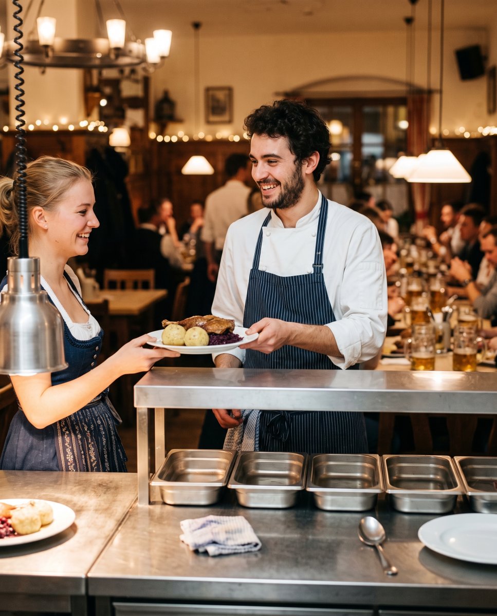 Serveur ou cuisinier : travailler dans la restauration en Allemagne