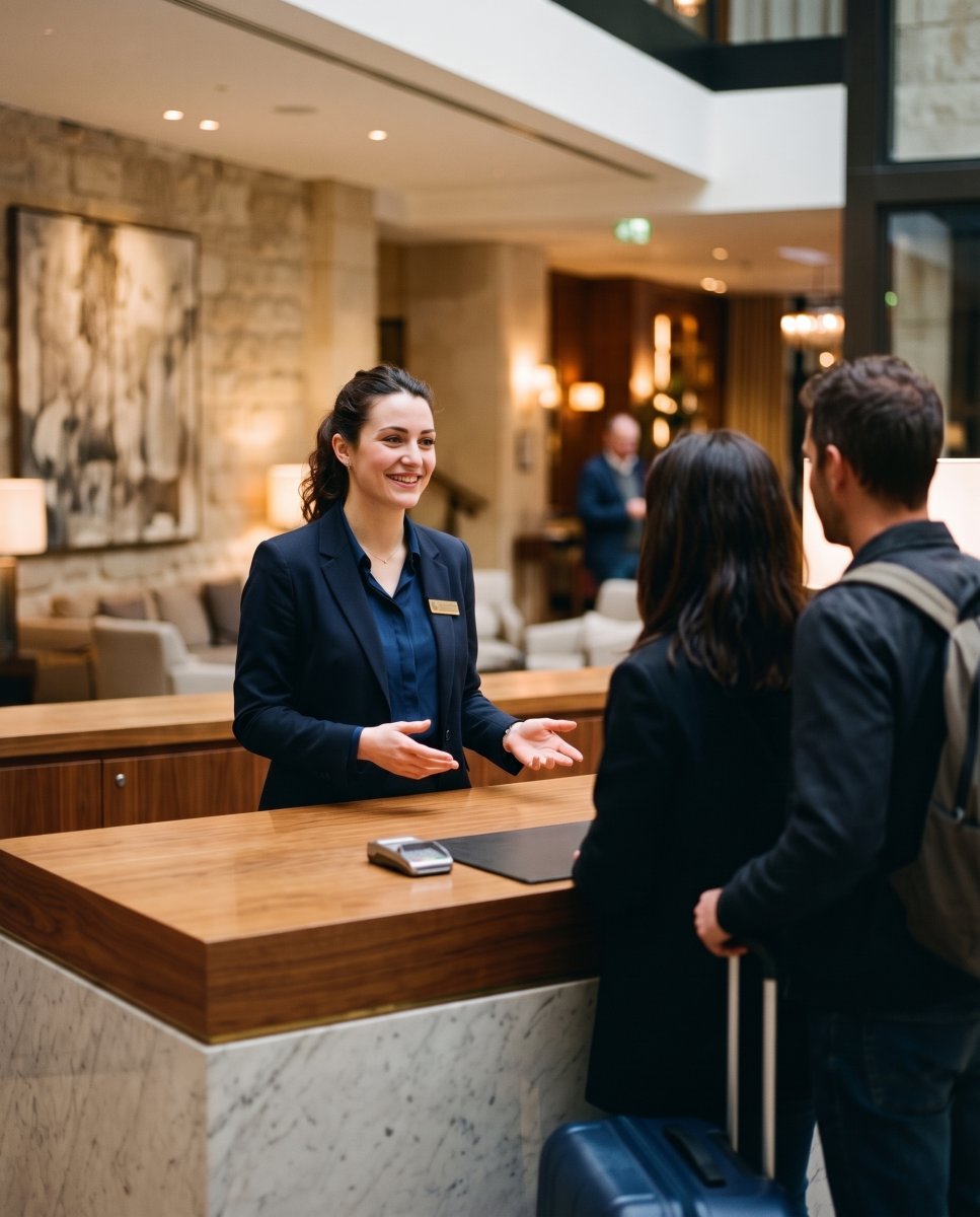 Réceptionniste d'hôtel : accueillir une clientèle espagnole